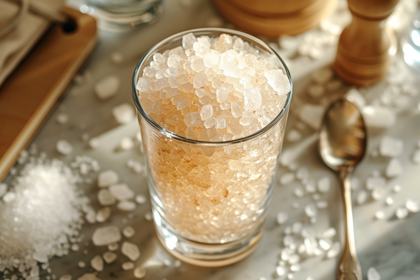 Phénomène intrigant : découvrez pourquoi le sel remonte dans le verre lors de vos expérimentations à la maison