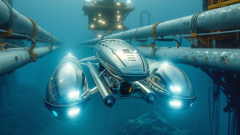 Comment utiliser un drone sous-marin pour la maintenance des plates-formes pétrolières ?