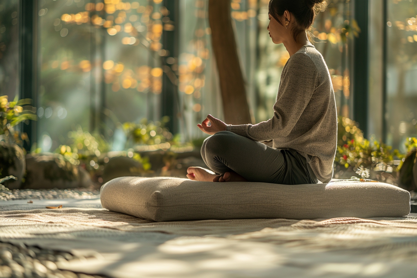 Retrouver l’harmonie intérieure grâce à la méditation et au coussin adapté